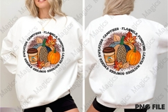Campfires Flannels Pumpkins Leaves Hayrides Bonfires Sweater Product Image 4