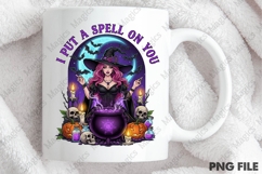 Halloween Witch PNG Sublimation Product Image 4