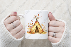 Watercolor Boho Autumn Clipart Product Image 4