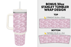Christmas Tumbler Wrap Design, tumbler sublimation 20oz 30oz Product Image 4