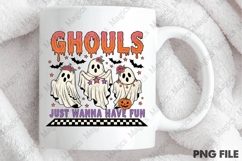 Retro Halloween Ghouls PNG Sublimation Product Image 4