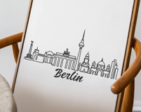 Berlin Minimalism Line Drawing Product Image 3