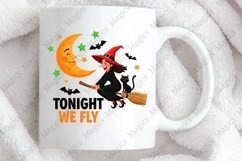 Vintage Halloween Witch PNG Sublimation Product Image 4