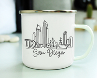 San Diego Minimalism Line Drawing Product Image 2