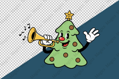 Funny Playful Christmas Tree Png Product Image 4