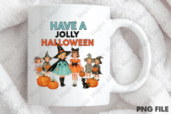 Vintage Halloween Kids PNG Sublimation Product Image 4