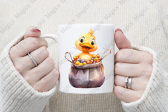 Watercolor Halloween Ducks Clipart Product Image 4
