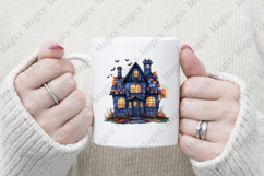Watercolor Patchwork Halloween Clipart Product Image 4