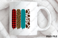 Sublimation Background | Brushstroke Christmas Sublimation Product Image 4