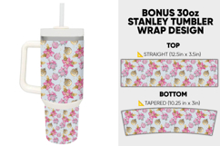 Christmas Tumbler Wrap Design, tumbler sublimation 20oz 30oz Product Image 4