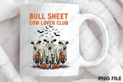 Vintage Halloween Farm Cow PNG Product Image 4