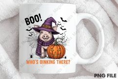 Vintage Halloween Farm Pig PNG Product Image 4