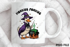 Vintage Halloween Farm Duck PNG Product Image 4