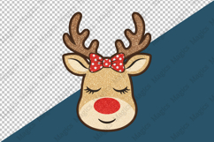 Christmas Glitter Reindeer Png Product Image 3