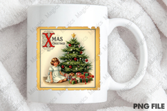 Retro Christmas Quotes Labels Sublimation Product Image 4