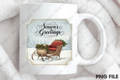 Retro Christmas Quotes Labels Sublimation Product Image 4