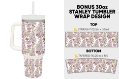 Christmas Tumbler Wrap Design, tumbler sublimation 20oz 30oz Product Image 4