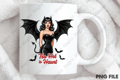 Halloween Pin-up Girl Devil PNG Product Image 4