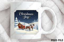 Retro Christmas Quotes Labels Sublimation Product Image 4
