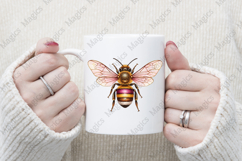 Colorful Cute Bee PNG Sublimation Product Image 4