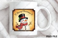 Retro Christmas Quotes Labels Sublimation Product Image 3