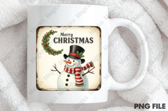 Retro Christmas Quotes Labels Sublimation Product Image 4