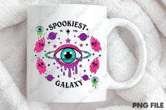 Pink Halloween Galaxy PNG Sublimation Product Image 4