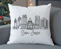 San Jose Minimalism Line Drawing Product Image 3