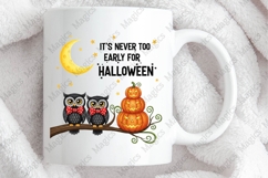 Vintage Halloween Owl PNG Sublimation Product Image 4