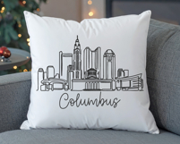 Columbus Minimalism Line Drawing Product Image 3