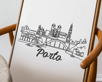 Porto Minimalism Line Drawing Product Image 3