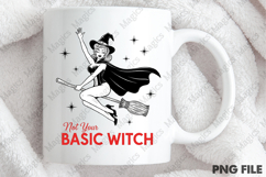 Halloween Pin-up Girl Witch PNG Product Image 4