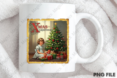 Retro Christmas Quotes Labels Sublimation Product Image 4