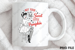 Halloween Pin-up Girl Pumpkin PNG Product Image 4