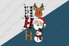 Vintage Christmas Ho Ho Ho Png Product Image 3