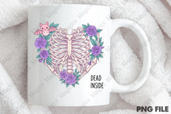 Pink Halloween Dead Inside Sublimation Product Image 4