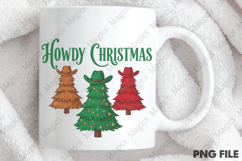 Howdy Christmas Tree Sublimation Product Image 4