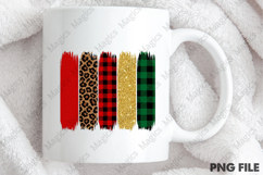 Sublimation Background | Brushstroke Christmas Sublimation Product Image 4