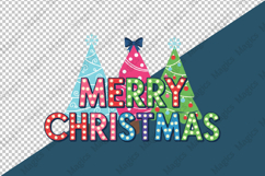 Merry Christmas Tree Png Product Image 4