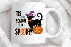 Vintage Halloween Cat PNG Sublimation Product Image 4