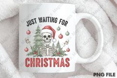 Just Waiting for Christmas Sublimation Product Image 4