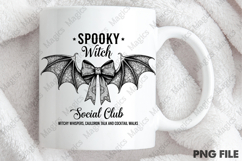 Halloween Spooky Witch Social Club PNG Product Image 4