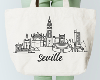 Seville Minimalism Line Drawing Product Image 4