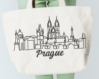 Prague Minimalism Line Drawing Product Image 4