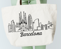 Barcelona Minimalism Line Drawing Product Image 4