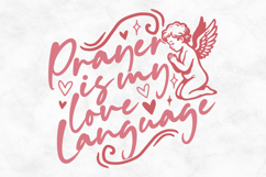 Prayer Is My Love Language SVG PNG File Product Image 1