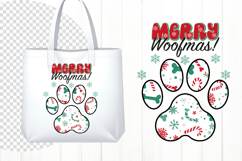 Christmas Dog Sublimation, Paw Christmas Bundle PNG Product Image 2