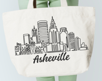 Asheville Minimalism Line Drawing Product Image 4