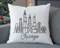Chicago Minimalism Line Drawing Product Image 3