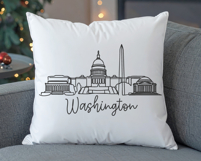 Washington Minimalism Line Drawing Product Image 3
